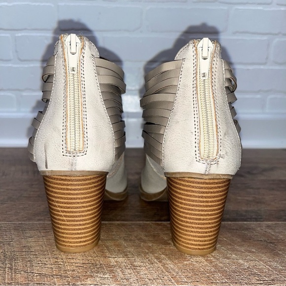 Rampage Verna Strappy Booties in Creamy Tan - Picture 5 of 11